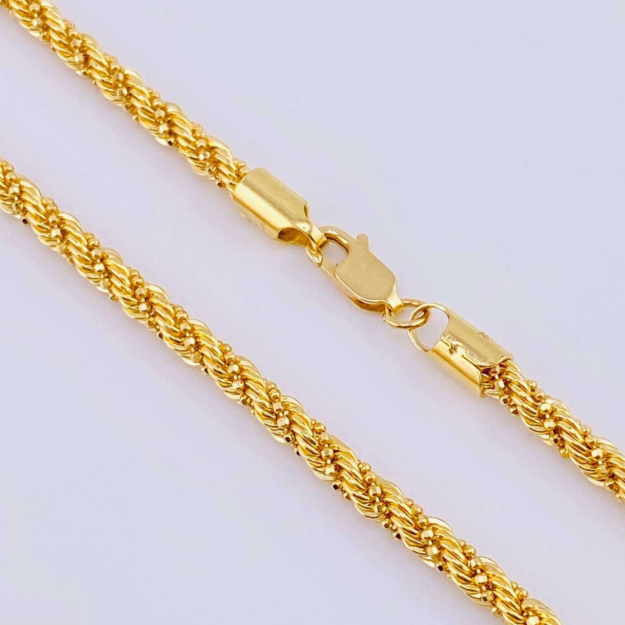 Cadena Lazo Militar 14.45gr / 60cm / 3.3mm Oro Amarillo +3 18K ©