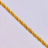 Cadena Lazo Militar 14.45gr / 60cm / 3.3mm Oro Amarillo +3 18K ©