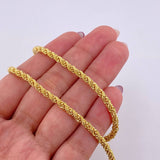 Cadena Lazo Militar 14.45gr / 60cm / 3.3mm Oro Amarillo +3 18K *