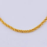 Cadena Lazo Militar 9.6gr / 45cm / 3mm Oro Amarillo +3 18K ©