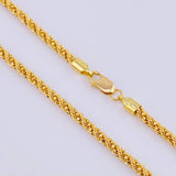 Cadena Lazo Militar 9.6gr / 45cm / 3mm Oro Amarillo +3 18K ©