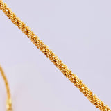 Cadena Lazo Militar 9.6gr / 45cm / 3mm Oro Amarillo +3 18K ©