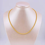 Cadena Lazo Militar 9.6gr / 45cm / 3mm Oro Amarillo +3 18K ©