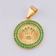 Dije Corona Circular 5gr / 3.3cm / Oro Amarillo 18K *
