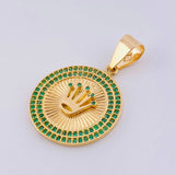 Dije Corona Circular 5gr / 3.3cm / Oro Amarillo 18K *