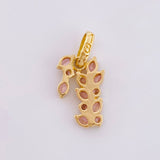Dije Muerdago Abultado 1.25gr / 1.7cm / Oro Amarillo 18K