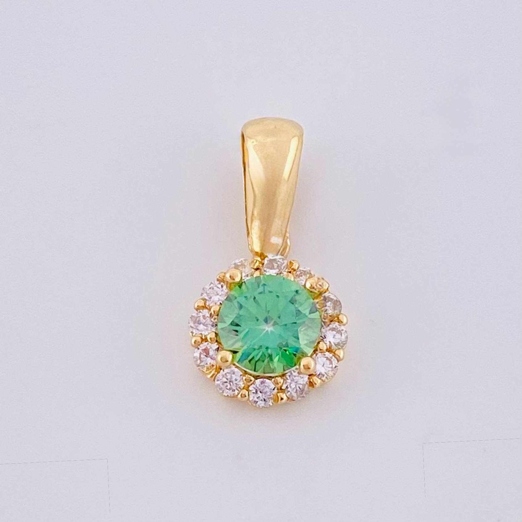 Dije Flor Girasol 1.85gr / 1.7cm / Oro Amarillo 18K *