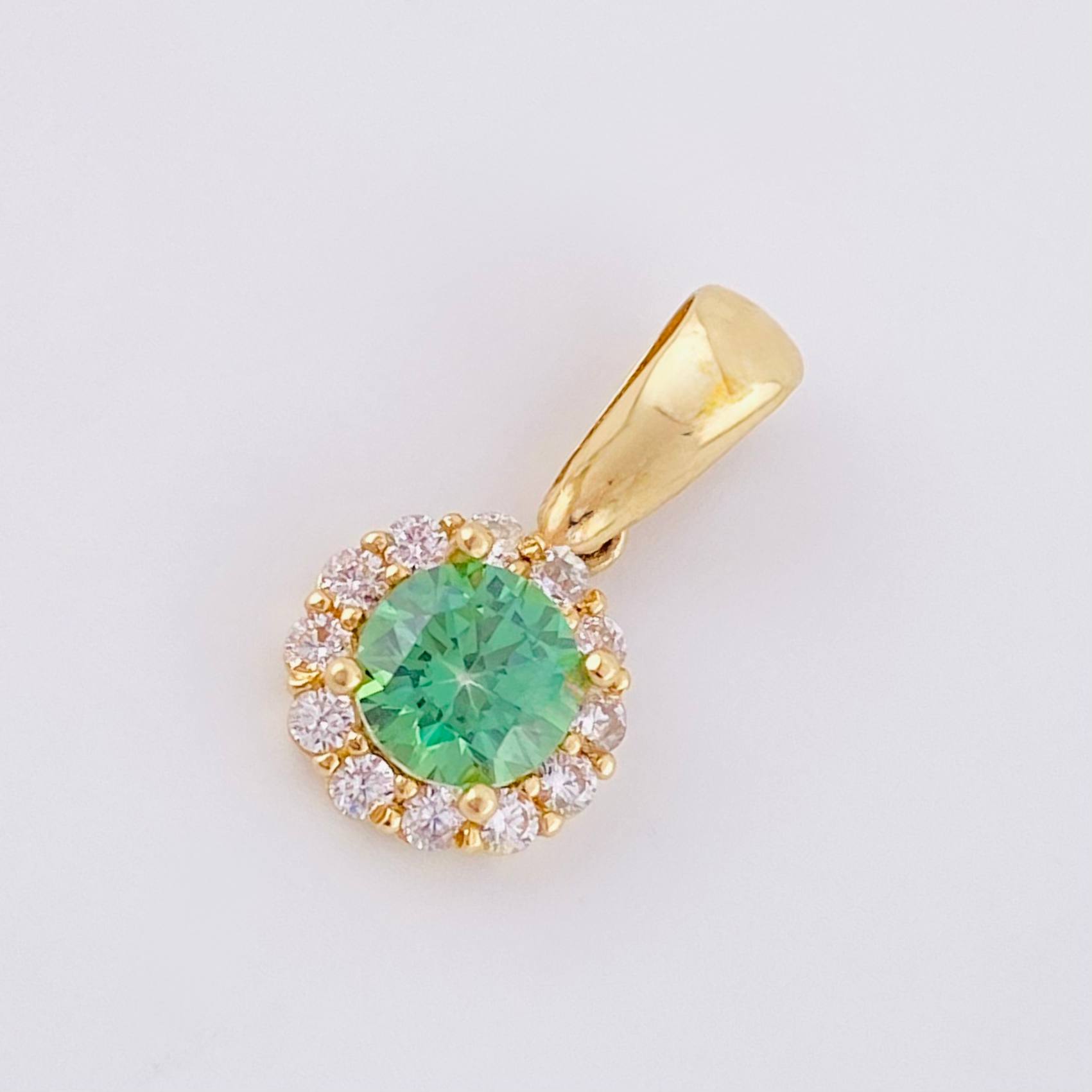 Dije Flor Girasol 1.85gr / 1.7cm / Oro Amarillo 18K *