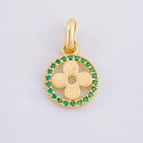 Dije Aro Trebol 1.25gr / 2cm / Oro Amarillo 18K