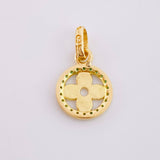 Dije Aro Trebol 1.25gr / 2cm / Oro Amarillo 18K