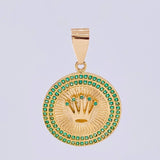 Dije Corona Circular 5gr / 3.3cm / Oro Amarillo 18K *