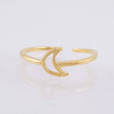 Anillo Luna 1gr / T3 3/4 / Oro Amarillo 18K *