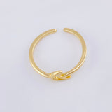 Anillo Luna 1gr / T3 3/4 / Oro Amarillo 18K *