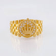 Anillo Correa Corona 5.5gr / T10 1/2 / Oro Amarillo 18K *