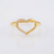 Anillo Corazon Silueta 1.5gr / T8 / Oro Amarillo 18K
