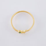 Anillo Mariposa Silueta 1.45gr / T8 / Oro Amarillo 18K