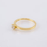 Anillo Solitario 1.95gr / T5 1/4 / Oro Amarillo 18K