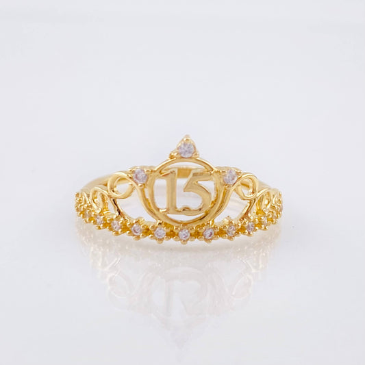 Anillo 15s 1.85gr / T6 / Oro Amarillo 18K