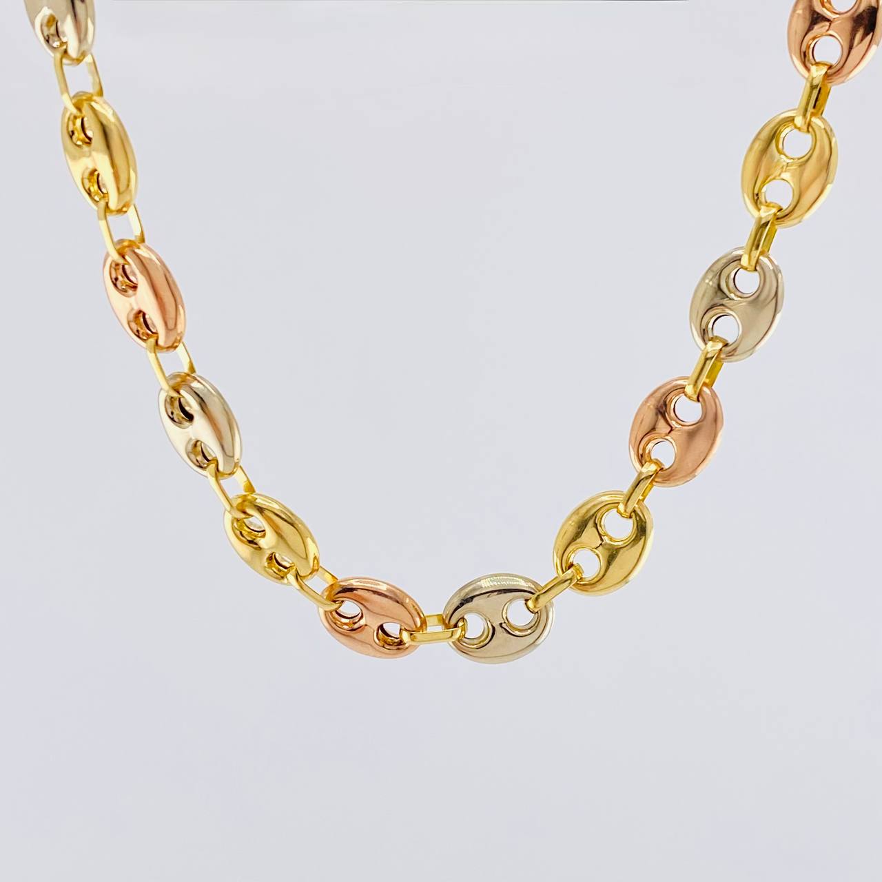 Cadena Gc 17.45 g / 51 cm / 8.1 mm Tres Oros 18K