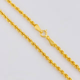 Cadena Lazo 2.85g / 50cm / 2.2mm Oro Amarillo 18K
