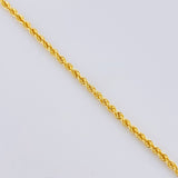 Cadena Lazo 4.5g / 50cm / 2.73mm Oro Amarillo 18K