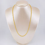 Cadena Lazo 2.85g / 50cm / 2.2mm Oro Amarillo 18K