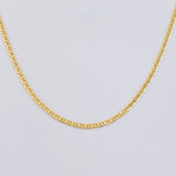 Cadena Escalera Plana 3.85 g / 50.2 cm / 2.1 mm Oro Amarillo 18K