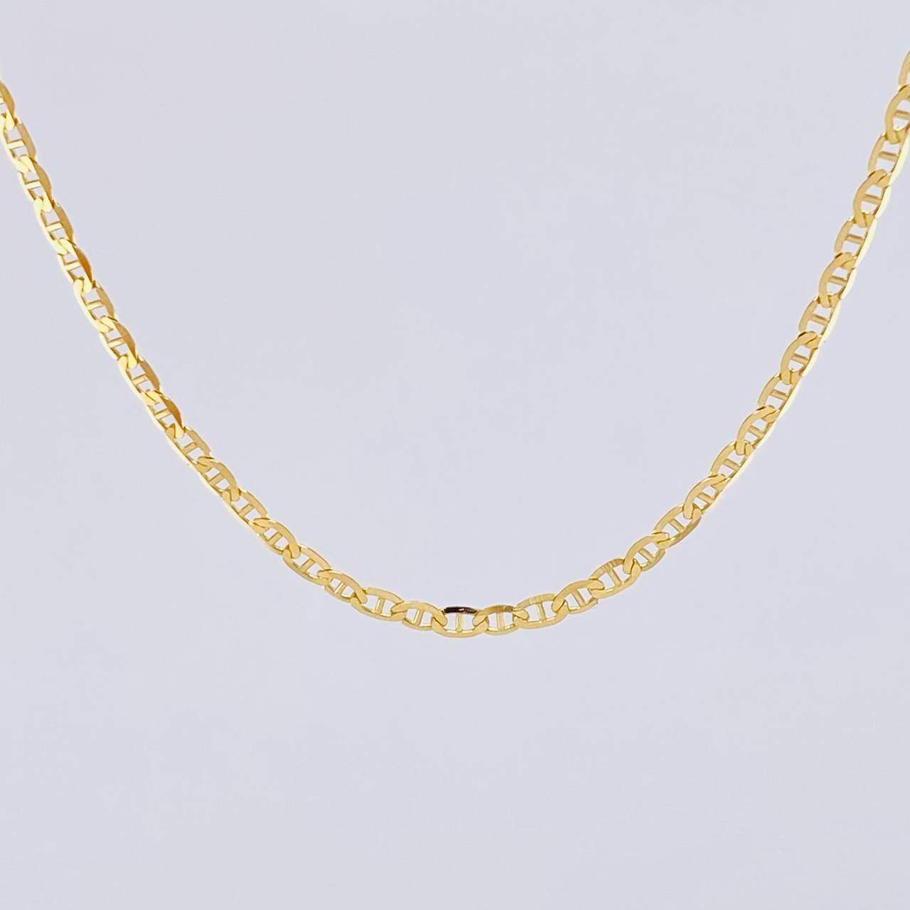 Cadena Escalera Plana 3.85 g / 50.2 cm / 2.1 mm Oro Amarillo 18K