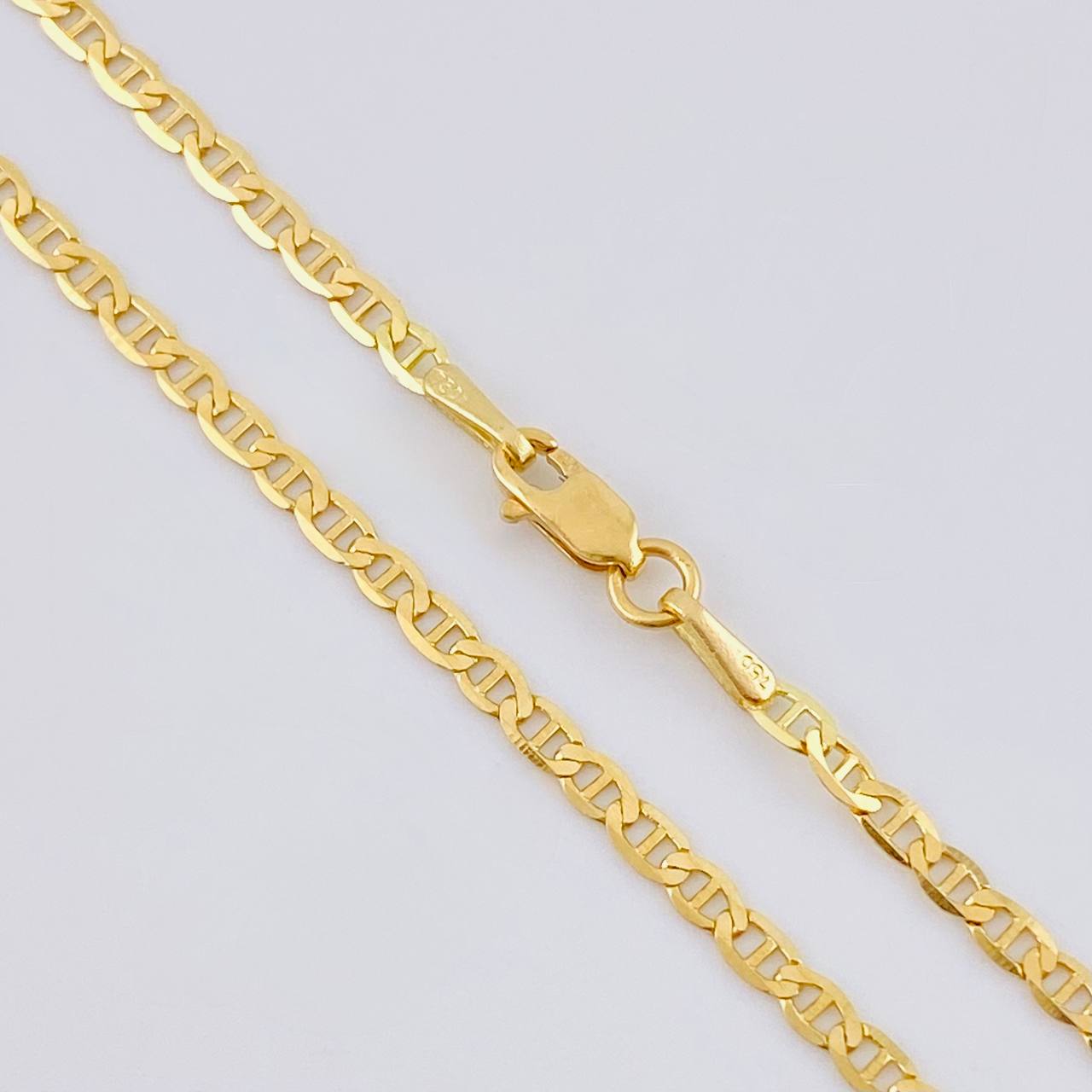 Cadena Escalera Plana 4.1 g / 50 cm / 2.2 mm Oro Amarillo 18K