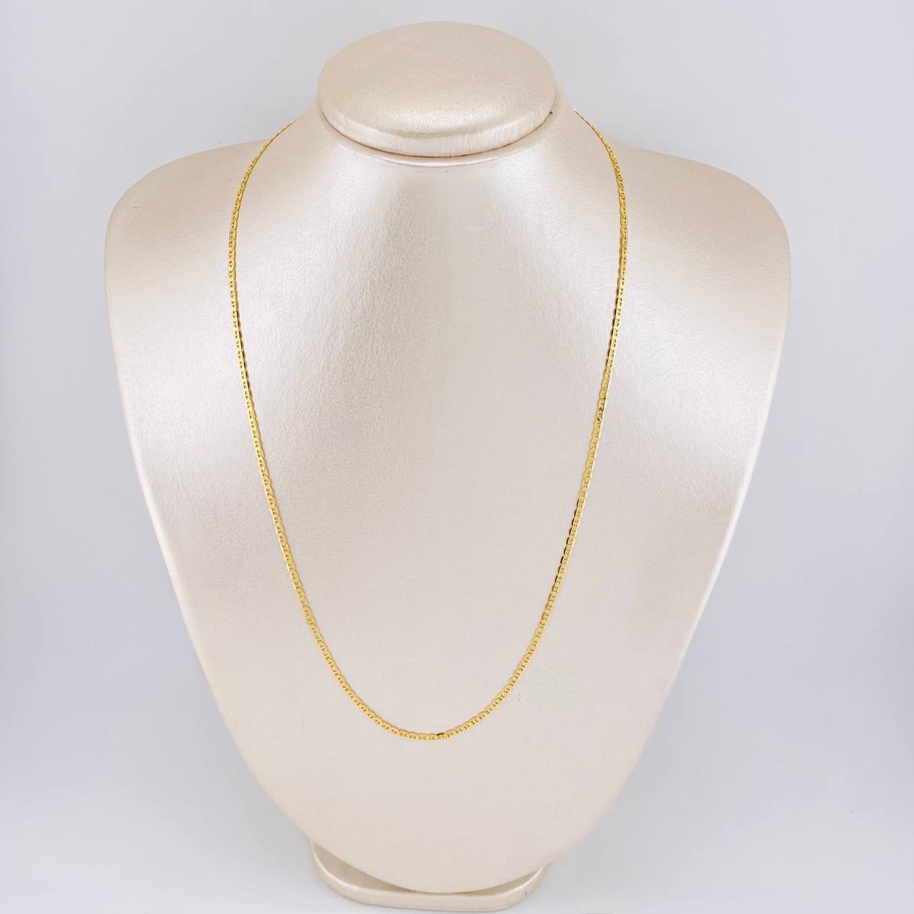 Cadena Escalera Plana 2 g / 50 cm / 1.4 mm Oro Amarillo 18K