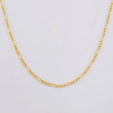 Cadena Figaro 2.15g / 60cm / 2.3mm Oro Amarillo 18K