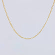 Cadena Figaro 2.6g / 60cm / 2.3mm Oro Amarillo 18K