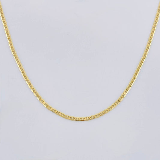 Cadena Escalera Plana 1.9 g / 50 cm / 1.4 mm Oro Amarillo 18K