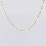 Cadena Escalera Plana 1.9 g / 50 cm / 1.4 mm Oro Amarillo 18K