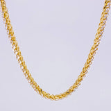 Cadena Franco 19.1 g / 65 cm / 3.5 mm Dos Oros Amarillo Blanco 18K