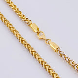 Cadena Franco 19.1 g / 65 cm / 3.5 mm Dos Oros Amarillo Blanco 18K