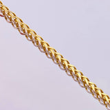 Cadena Franco 19.1 g / 65 cm / 3.5 mm Dos Oros Amarillo Blanco 18K