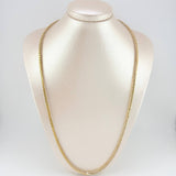 Cadena Franco 19.1 g / 65 cm / 3.5 mm Dos Oros Amarillo Blanco 18K