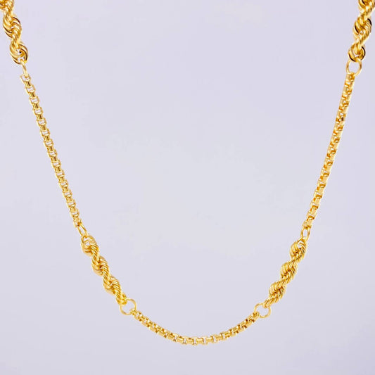 Cadena Lazo Veneciana 5.4 g / 45.2 cm / 1.7 mm Oro Amarillo 18K