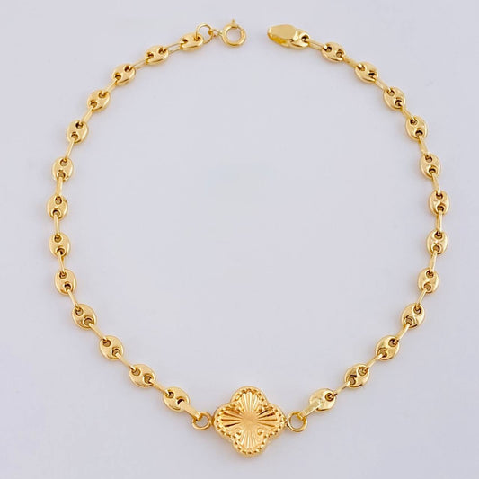 Pulso Gc Herraje Trebol 2.3 g / 17.3 cm / 3.1 mm Oro Amarillo 18K