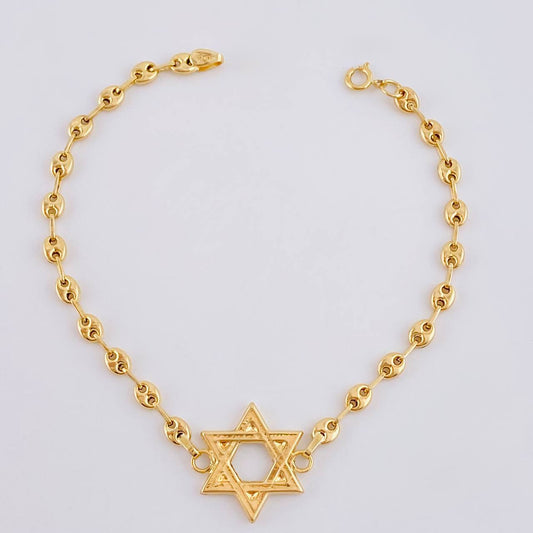 Pulso Gc Herraje Estrella De David 2.4 g / 16 cm / 3.1 mm Oro Amarillo 18K