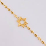 Pulso Gc Herraje Estrella De David 2.4 g / 16 cm / 3.1 mm Oro Amarillo 18K