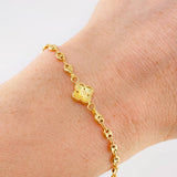 Pulso Gc Herraje Trebol 2.25 g / 18.5 cm / 3.1 mm Oro Amarillo 18K