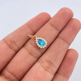 Dije Halo Gota 0.75gr / 1.5cm / Oro Amarillo 18K &