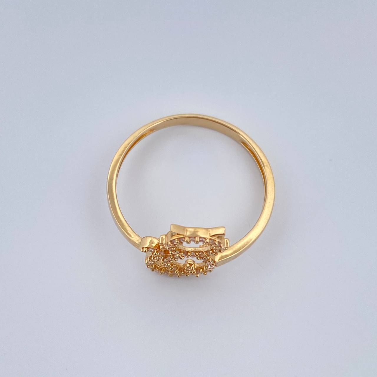 Anillo Gato 1.9gr / T6 3/4 / Oro Amarillo 18K &