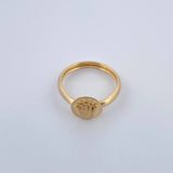 Anillo Correa Corona Rx 1.15gr / T4 1/2 / Oro 18K &