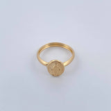 Anillo Virgen Milagrosa 1.05gr / T4 1/2 / Oro 18K &