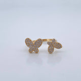 Anillo Pareja Mariposa 2.8gr / T6 3/4 / Oro 18K