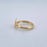 Anillo Mariposa 1.05gr / T4 1/2 / Oro 18K &