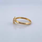 Anillo Estrella 1.1gr / T6 / Oro 18K &